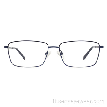 Eyeglasses ottico in titanio unisex vintage